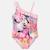 Maillot de bain 1 pièce avec volant et imprimé fille minnie Rose+Rose clair+Rouge 10 - vertbaudet enfant 