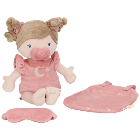 Poupée bébé souple enfant avec vêtements amovibles Rose, marron 4 - vertbaudet enfant 