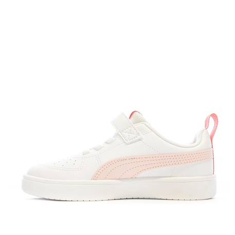 Baskets fille rickie junior Blanc+Rose 8 - vertbaudet enfant 