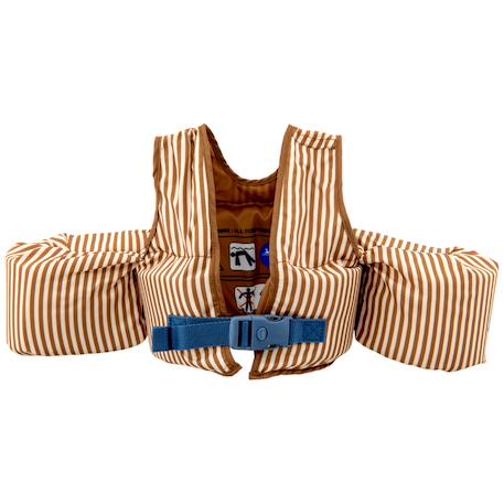 Gilet de natation enfant aide à la flottaison confortable Bleu, marron, blanc+Rose, violet, vert 2 - vertbaudet enfant 