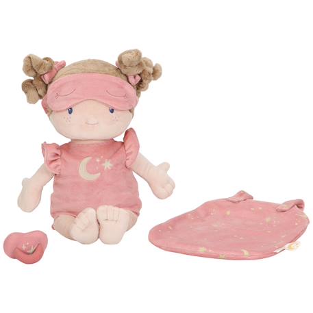Poupée bébé souple enfant avec vêtements amovibles Rose, marron 3 - vertbaudet enfant 