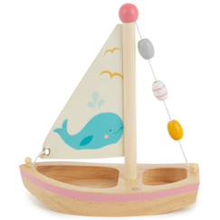 Jouet-Premier âge-Jouet voilier en bois pour enfants