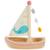 Jouet voilier en bois pour enfants Multicolore 1 - vertbaudet enfant 