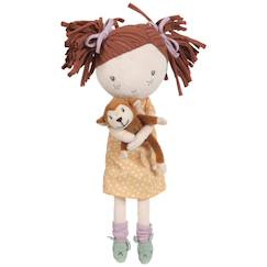 Jouet-Poupons et poupées-Poupons et accessoires-Poupée bébé souple enfant avec compagnon peluche