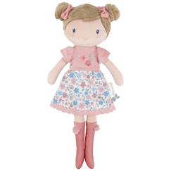 Jouet-Poupée peluche enfant douce avec chignons et détails cousus