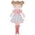 Poupée peluche enfant douce avec chignons et détails cousus Rose, bleu, blanc 1 - vertbaudet enfant 