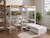 Lit mezzanine avec bureau et fauteuil solane Blanc/chêne 3 - vertbaudet enfant 