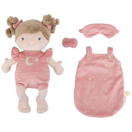 Poupée bébé souple enfant avec vêtements amovibles Rose, marron 2 - vertbaudet enfant 