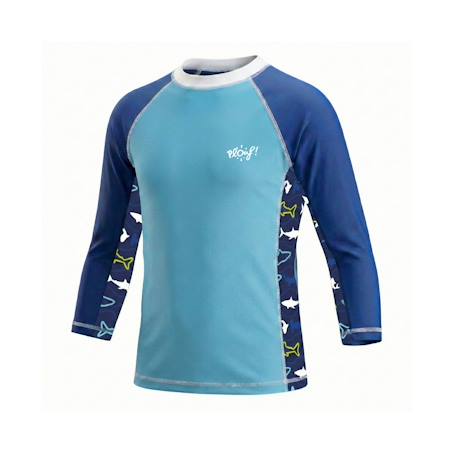 T-shirt anti-uv garçon : requin Bleu Marine 4 - vertbaudet enfant 