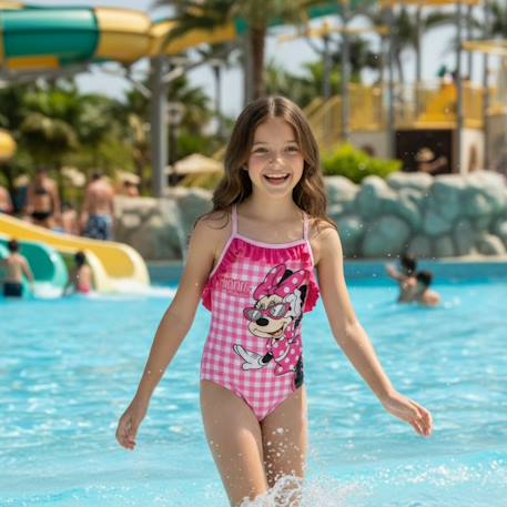 Maillot de bain enfant imprimé minnie Rose 2 - vertbaudet enfant 
