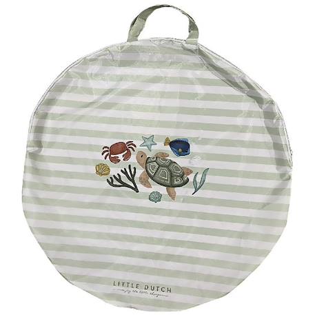 Tente de plage anti-uv fresh greens Vert, blanc, bleu 2 - vertbaudet enfant 
