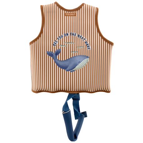 Gilet de natation enfant aide à la flottaison confortable Bleu, marron, blanc 2 - vertbaudet enfant 