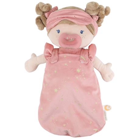 Poupée bébé souple enfant avec vêtements amovibles Rose, marron 1 - vertbaudet enfant 