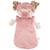 Poupée bébé souple enfant avec vêtements amovibles Rose, marron 1 - vertbaudet enfant 