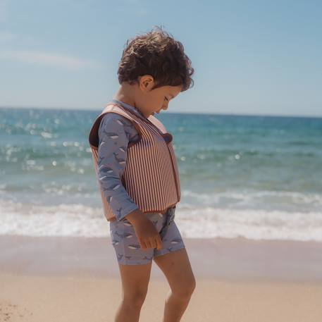 Gilet de natation enfant aide à la flottaison confortable Bleu, marron, blanc 6 - vertbaudet enfant 