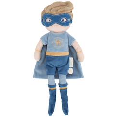 Jouet-Poupons et poupées-Poupons et accessoires-Poupée peluche garçon enfant douce tenue héro jeu d’imitation