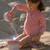 Maillot de bain anti-UV bébé fille 1 pièce manches longues Rose, violet, vert 6 - vertbaudet enfant 