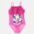 Maillot de bain 1 pièce avec volant et imprimé fille minnie Rose+Rose clair+Rouge 4 - vertbaudet enfant 