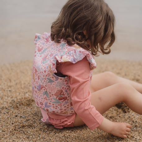 Gilet de natation enfant aide à la flottaison confortable Rose, violet, vert 5 - vertbaudet enfant 