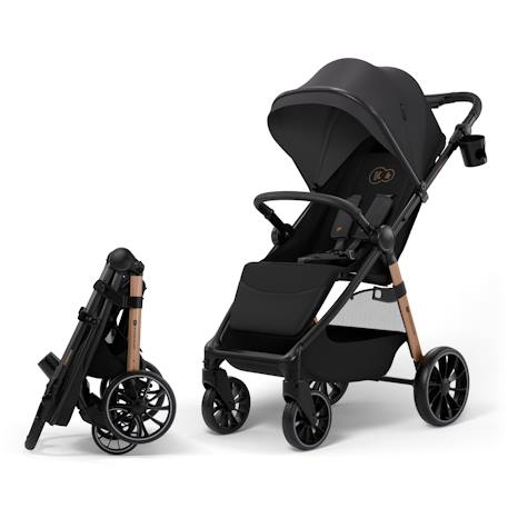 oussette Kinderkraft GRANDE 2 avec Grandes Roues Amorties, Dossier Inclinable, Pliage à Une Main CLICK&FOLD Rapide Beige+Gris+Noir+Rouge+Vert 13 - vertbaudet enfant 