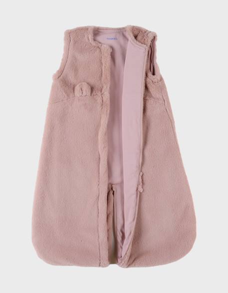 Gigoteuse en fausse fourrure Blanc+Bleu+Rose 18 - vertbaudet enfant 