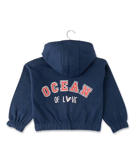 Veste à capuche fille Indigo 2 - vertbaudet enfant 