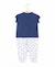 Ensemble pantacourt + haut 100% coton bébé fille Bleu navy 2 - vertbaudet enfant 