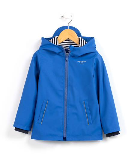 Ciré imperméable à capuche garçon Bleu moyen 2 - vertbaudet enfant 