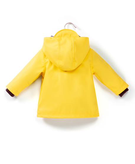 Ciré imperméable à capuche bébé garçon Jaune marin 4 - vertbaudet enfant 