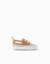 Chaussures bateau Beige+Bleu foncé 2 - vertbaudet enfant 
