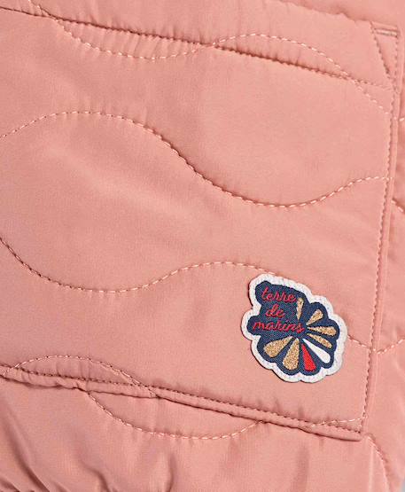 Veste à capuche fille Vieux rose 3 - vertbaudet enfant 