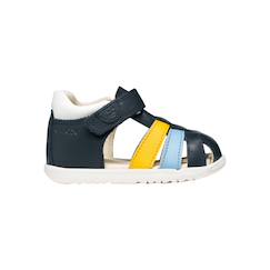 Chaussures-Chaussures bébé 17-26-Sandales en cuir  à scratch
