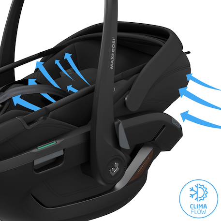Siège auto bébé coral slide pro Black onyx+Moon graphite+Sapphire sand 6 - vertbaudet enfant 