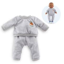 Jouet-Poupons et poupées-Poupons et accessoires-Jogging gris petit explorateur pour poupon 36 cm