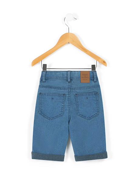 Bermuda garçon Denim clair 3 - vertbaudet enfant 