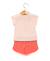 Ensemble short + haut 100% coton bébé fille Grege 2 - vertbaudet enfant 