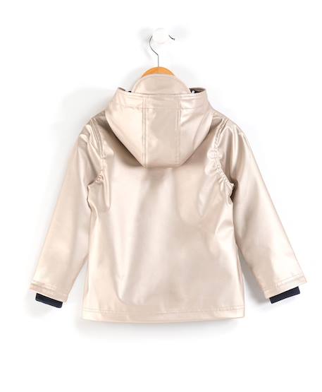 Ciré imperméable à capuche fille Beige dore 3 - vertbaudet enfant 