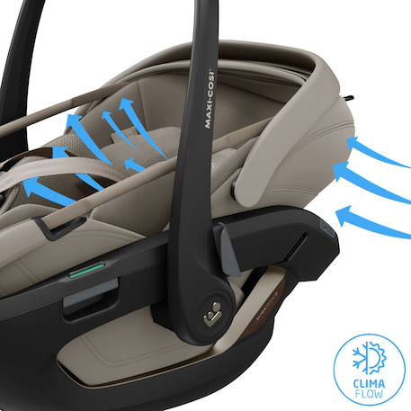 Siège auto bébé coral slide pro Black onyx+Moon graphite+Sapphire sand 18 - vertbaudet enfant 