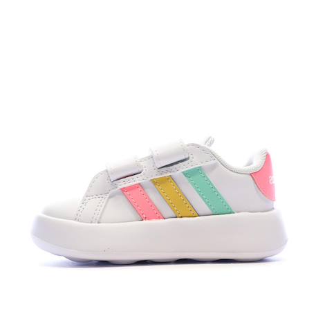 Baskets fille grand court 2.0 Blanc 2 - vertbaudet enfant 