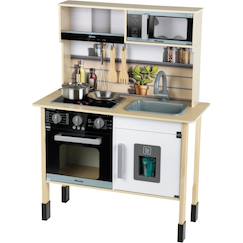 Jouet-Jeux d'imitation-Cuisine de jeu en bois miele midi 2