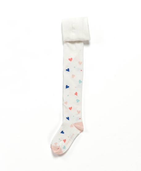Collants fille Blanc casse 2 - vertbaudet enfant 