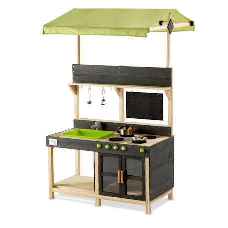 Cuisine d'extérieur en bois yummy 300 Naturel 1 - vertbaudet enfant 
