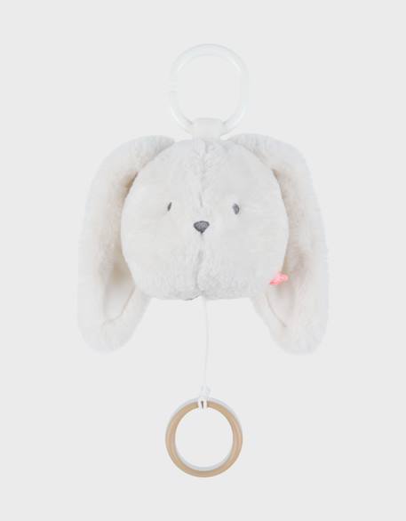 Peluche tête mini-musicale 20cm - snow Blanc 2 - vertbaudet enfant 