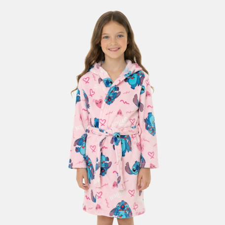 Peignoir fille lilo & stitch Rose 1 - vertbaudet enfant 