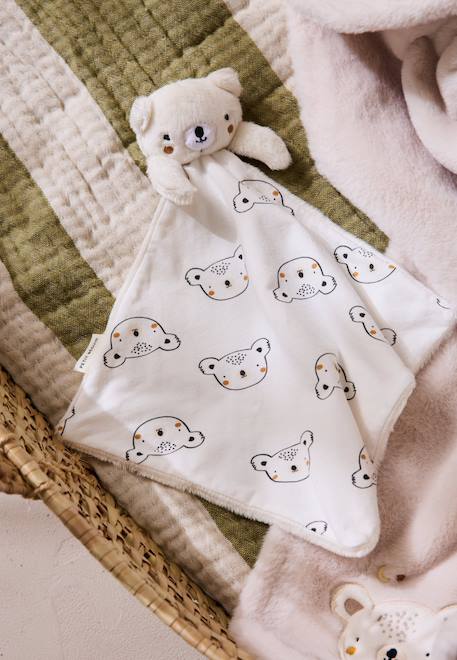 Doudou en fausse fourrure mini rêve Ecru 1 - vertbaudet enfant 