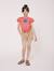 T-shirt manches courtes 100% coton fille Corail 4 - vertbaudet enfant 