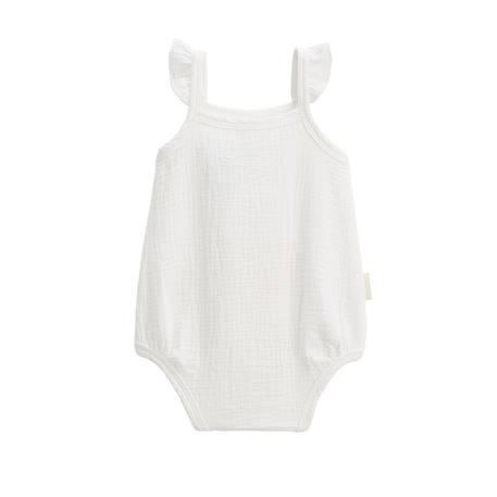 Lot de 2 barboteuses bloomer bébé en gaze de coton praline Ecru 5 - vertbaudet enfant 