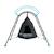 Balançoire tente avec structure ovni métal h201cm Bleu - noir 2 - vertbaudet enfant 