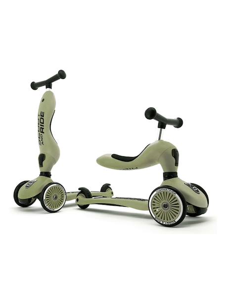 Trottinette evolutive enfant highwaykick Vert olive 4 - vertbaudet enfant 