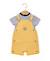 Ensemble salopette + haut 100% coton bébé garçon Jaune 2 - vertbaudet enfant 